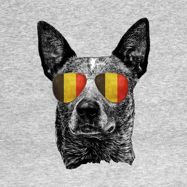 Belgium Dog Flag Sunglasses Australia Shades Patriotic Owner Lover by BeesTeez